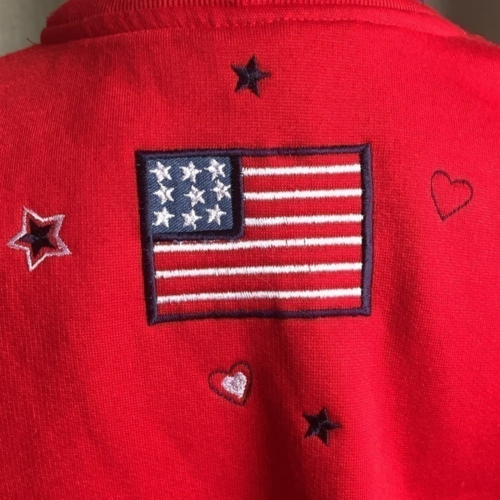 BonWorth “Proud to be American” Collared Sweater Size LP - Picture 7 of 16